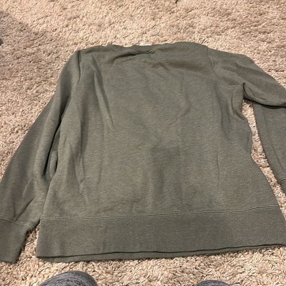 The North Face Heritage crew neck sweatshirt in grey/green - womens size small - Picture 5 of 8